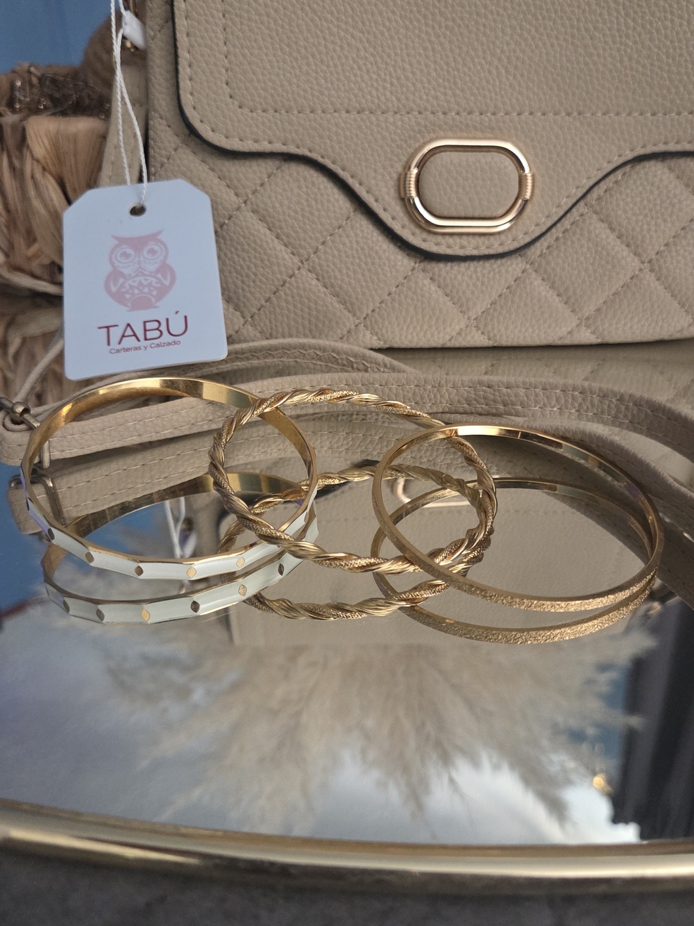 LOW START Monet Bracelet Stack Bundle & NWT TABÚ Taupe Crossbody - Picture 17 of 17